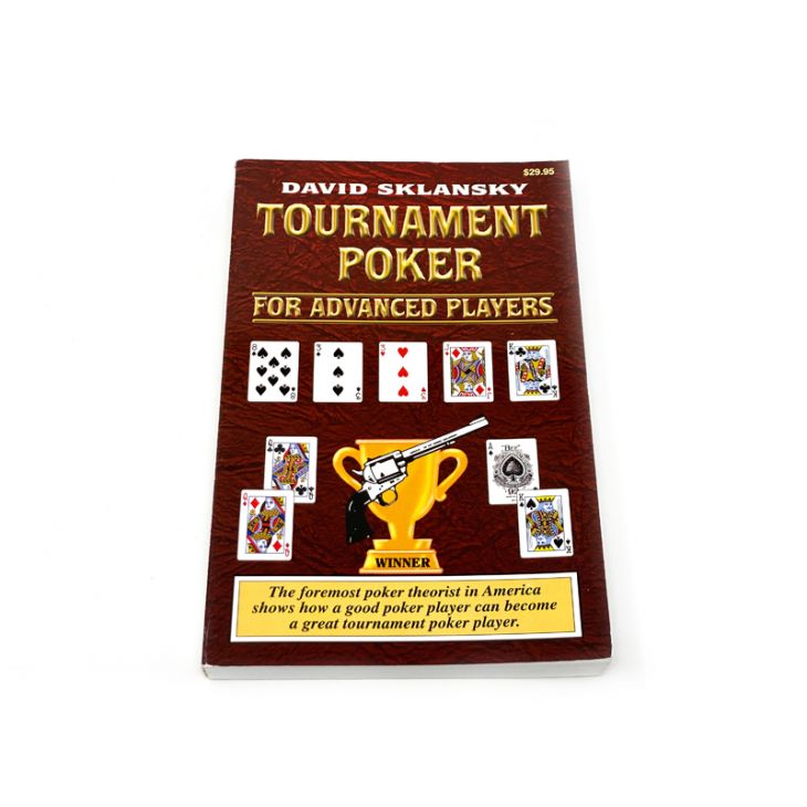 Poker Book: Tournament Poker for Advanced Players, 245 Pages, Paperback, by David Sklansky main image